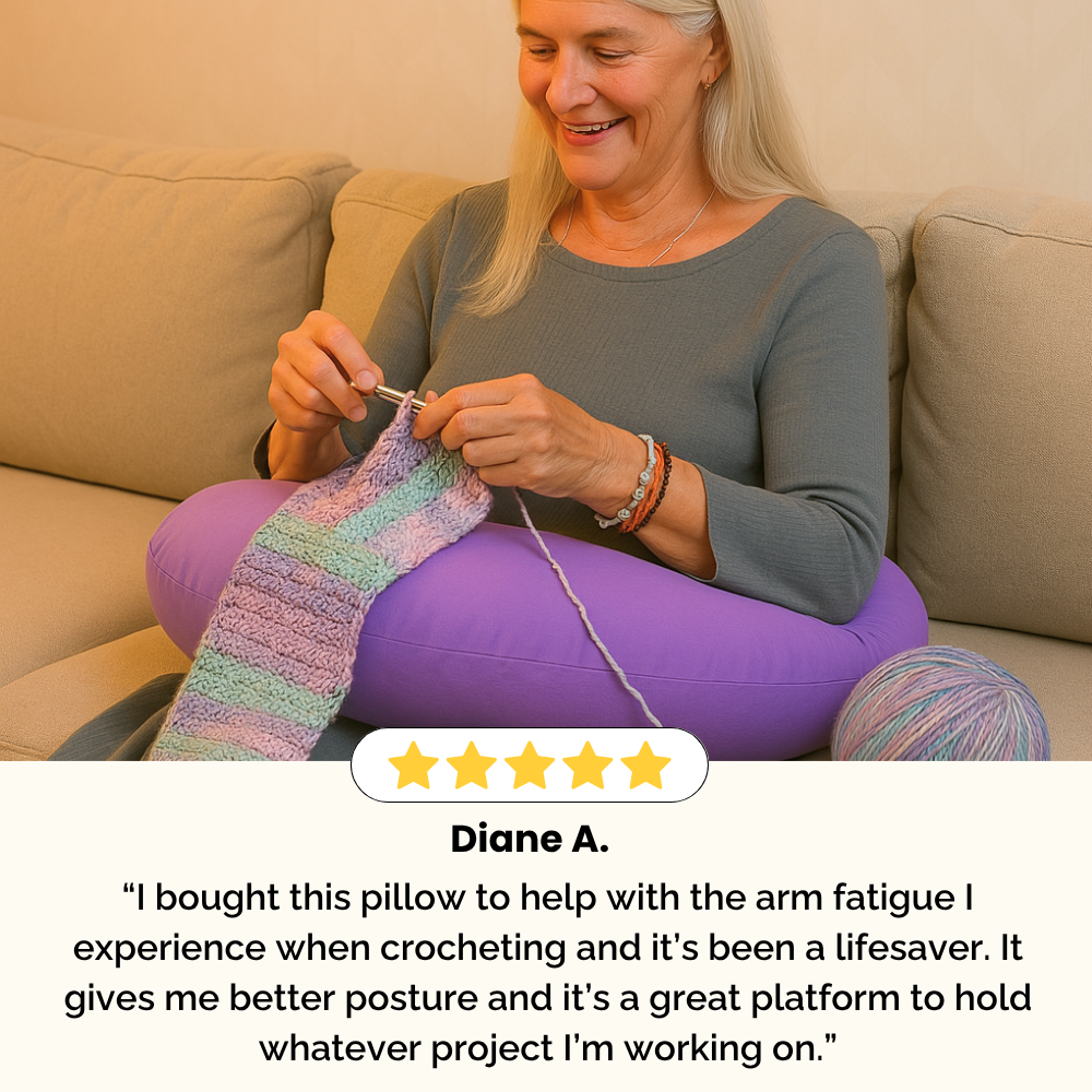 Luniva Ergonomic Pillow - The Comfort Your Crafting Deserves