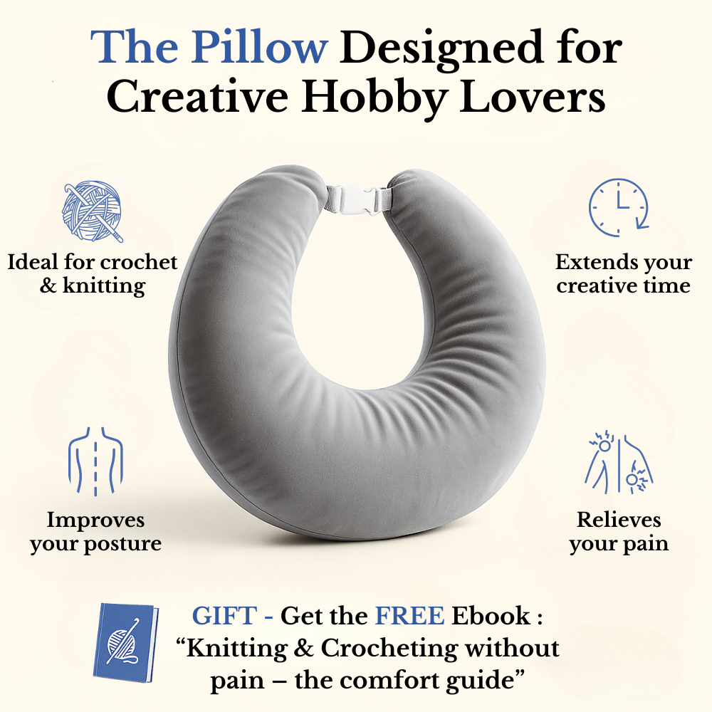 Luniva Ergonomic Pillow - The Comfort Your Crafting Deserves