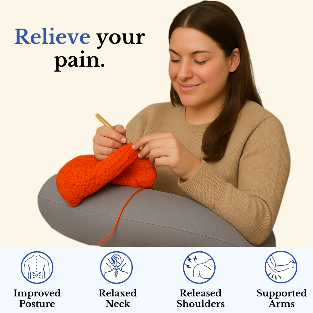 Luniva Ergonomic Pillow - The Comfort Your Crafting Deserves